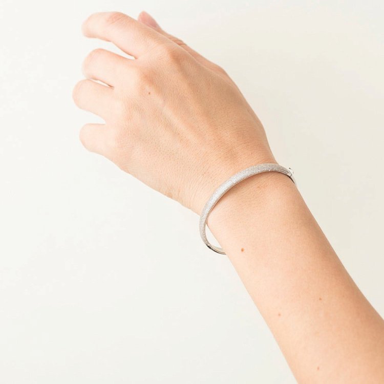 Золотой браслет с фианитами б03369 от ювелирного магазина Оникс - 2