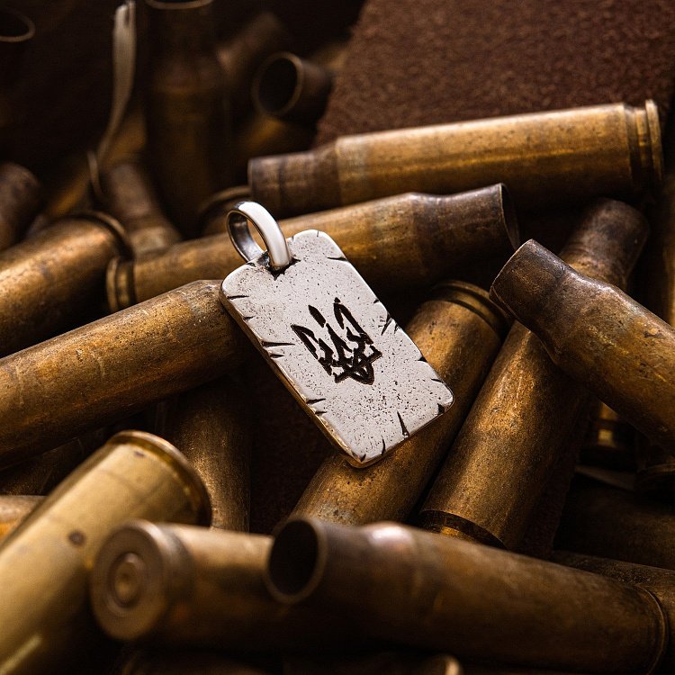 Срібний кулон "Герб України - Тризуб" 133213g від ювелірного магазину Онікс - 6