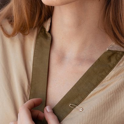 Золотая булавка зак00007 №3