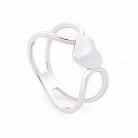 Срібний перстень "Серце" 112158 от ювелирного магазина Оникс