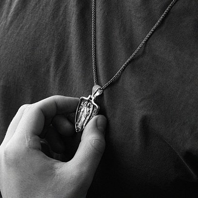 Срібний кулон "Архангел Гавриїл" 133223 №14