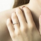 Золотое помолвочное кольцо с бриллиантом кб0172lg от ювелирного магазина Оникс - 3
