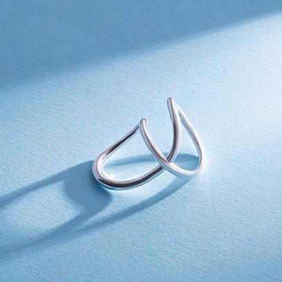 Серебряное кольцо "Micaela" 112780 №6