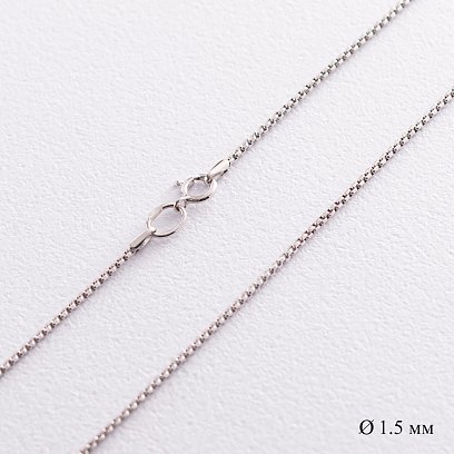 Цепочка плетение Венеция (в белом золоте) ц00242