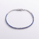 Золотой браслет с бриллиантами и сапфирами бб0065mi от ювелирного магазина Оникс