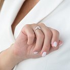 Помолвочное золотое кольцо с бриллиантом к208 от ювелирного магазина Оникс - 1