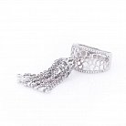Срібний перстень з фіанітами 111893 от ювелирного магазина Оникс