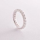Золотое кольцо с дорожкой камней (бриллианты) кб0436nl от ювелирного магазина Оникс