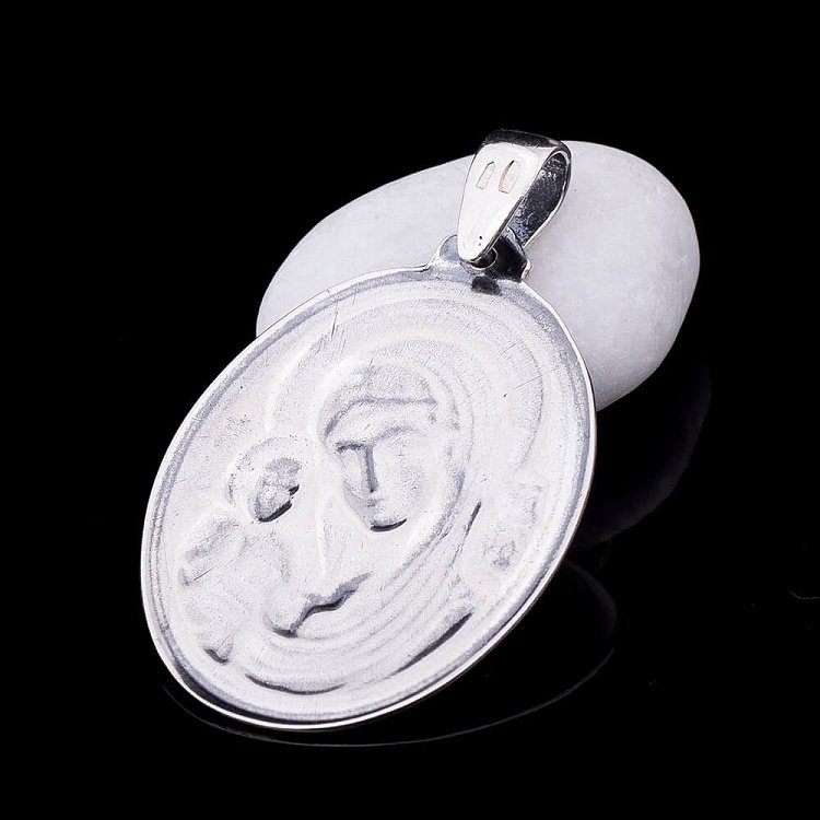 Підвіска-ікона Казанської Божої Матері 13856 від ювелірного магазину Онікс - 2