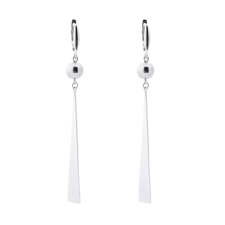 Серебряные серьги "Фантазия" 122217 от ювелирного магазина Оникс - 1