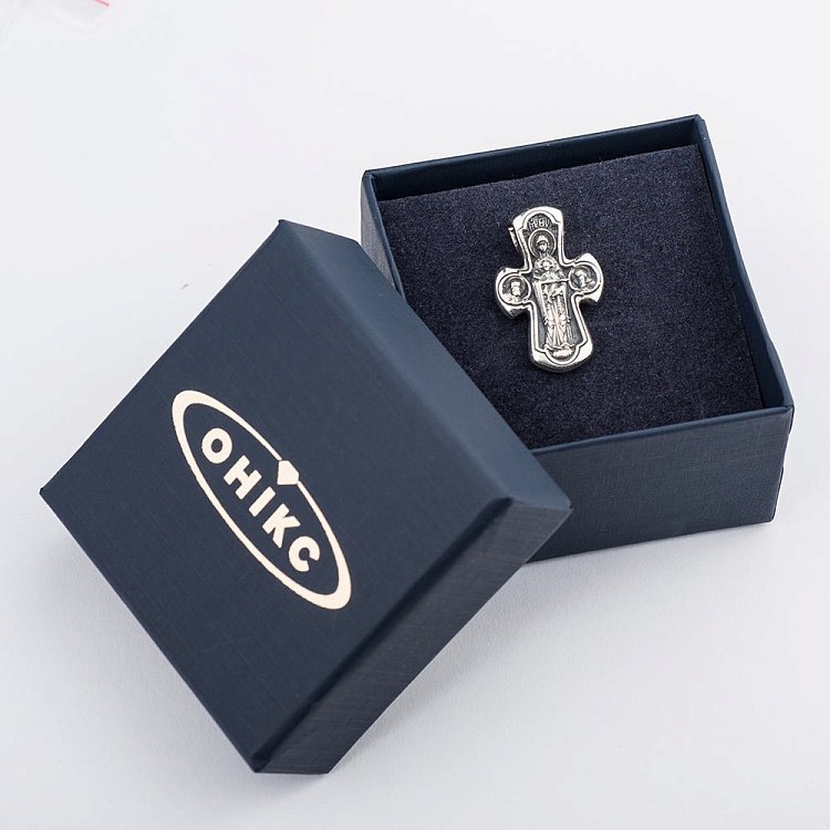 Православний хрест "Деісус. Божа Матір" Нікопея " 13372 від ювелірного магазину Онікс - 2