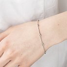 Срібний браслет без каменів 14191 от ювелирного магазина Оникс - 4