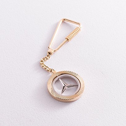 Золотой брелок "Mercedes-Мерседес" бр00016 №2