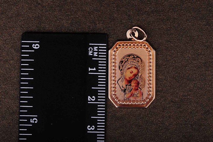 Підвіска "Ікона" (емаль) п01423 від ювелірного магазину Онікс - 1