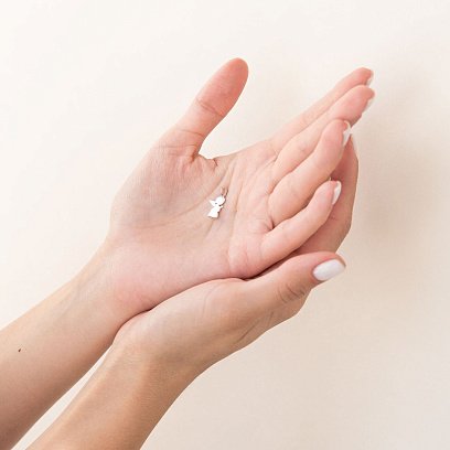 Кулон "Ангел" в білому золоті п03573 №2