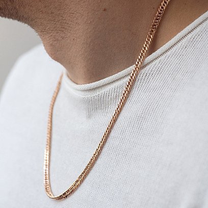 Ланцюжок золотий панцирне плетіння (5 мм) ц00490-5 №2