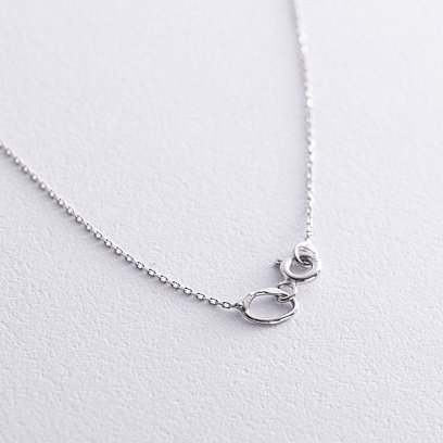 Золоте кольє з фіанітом кол01059 №6