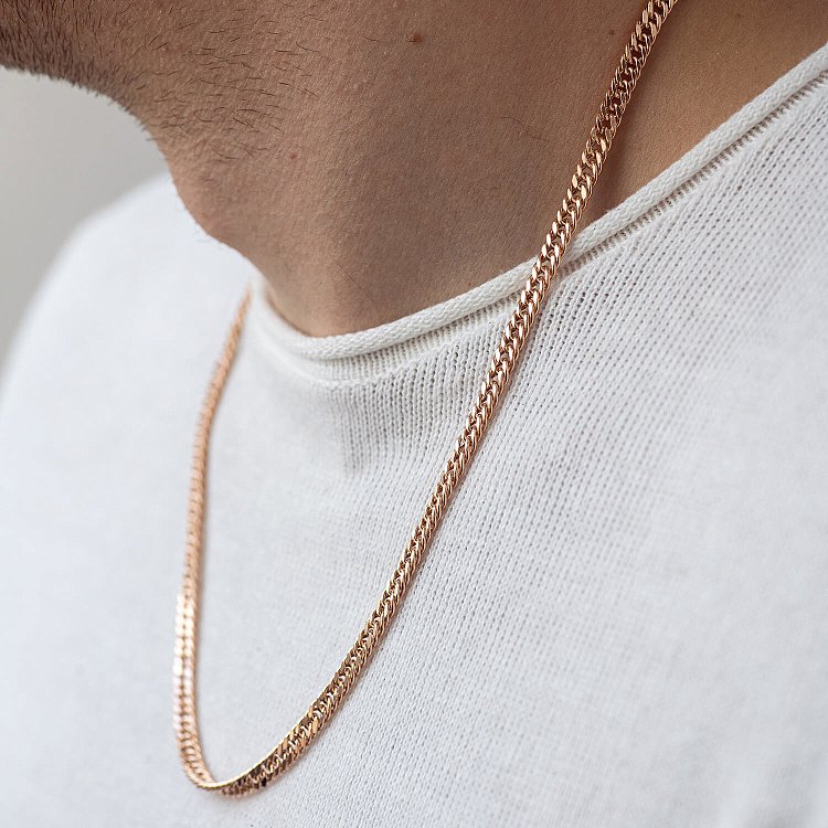 Ланцюжок золотий панцирне плетіння (5 мм) ц00490-5 від ювелірного магазину Онікс - 1