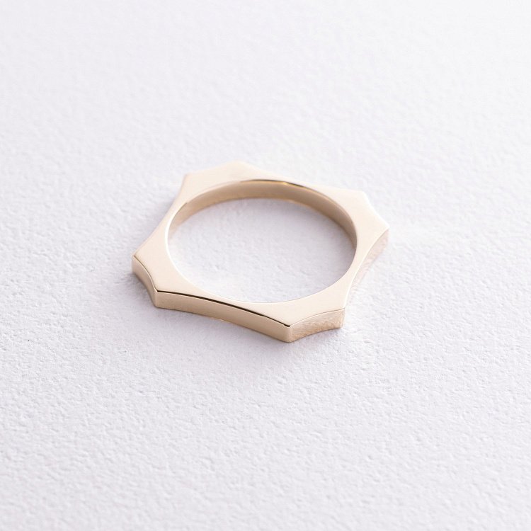 Кольцо "Астрид" в желтом золоте к07591 от ювелирного магазина Оникс - 3