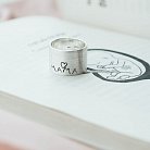 Серебряное кольцо "Мама - почерком Вашего ребенка" 112143мамад от ювелирного магазина Оникс - 8