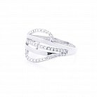 Срібний перстень (фіаніти) 111426 от ювелирного магазина Оникс - 1