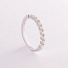 Золотое кольцо с дорожкой камней (бриллианты) кб0439cha от ювелирного магазина Оникс