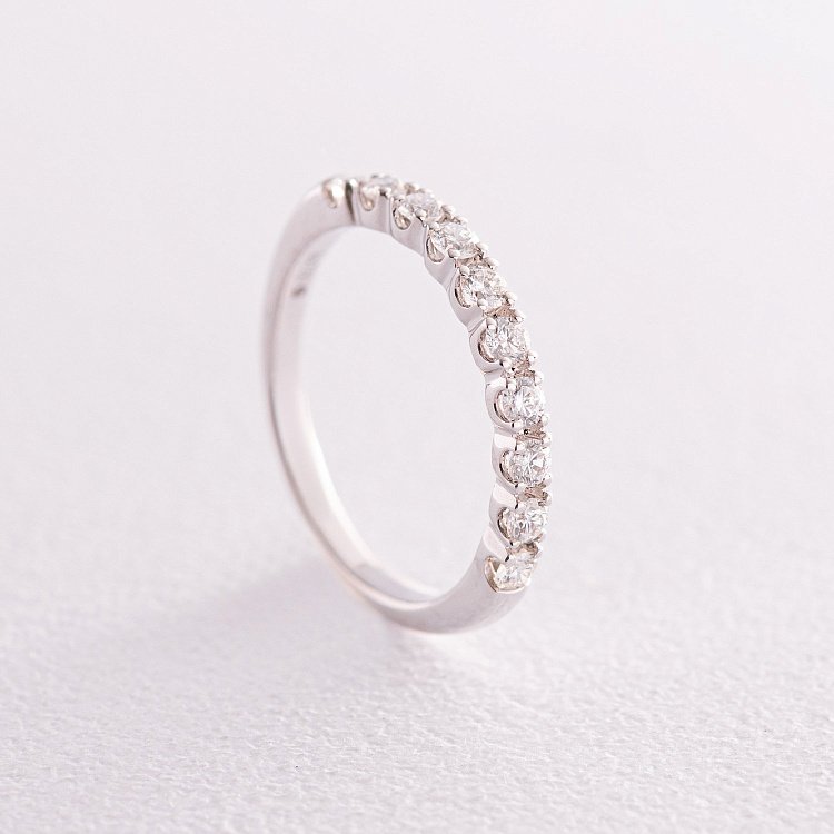 Золотое кольцо с дорожкой камней (бриллианты) кб0439cha от ювелирного магазина Оникс