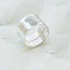 Серебряное кольцо с гравировкой "Отпечаток" 112143отп от ювелирного магазина Оникс - 2