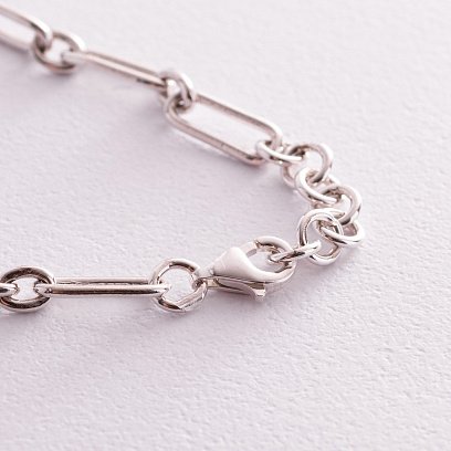 Серебряный браслет "Цепочка с монетами" (возможна гравировка) 141592 №7