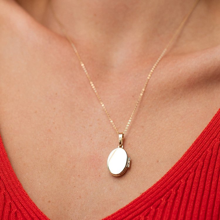 Золотой кулон для фотографии п01774 от ювелирного магазина Оникс - 5