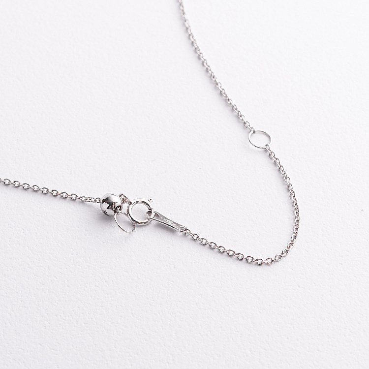 Золотое колье "Сердечко" с бриллиантами колб0178ca от ювелирного магазина Оникс - 2