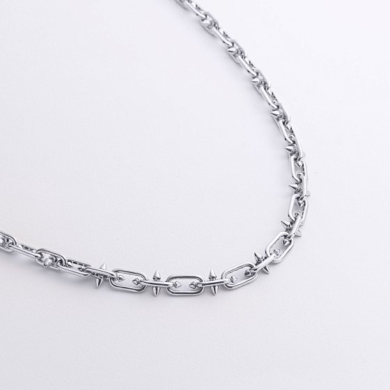 Кольє "Mikaela" у білому золоті кол02658