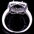 Срібний перстень (фіаніти, синтетична шпінель) к020 от ювелирного магазина Оникс - 1