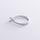 Помолвочное кольцо с бриллиантами (белое золото) 222171121 от ювелирного магазина Оникс - 2