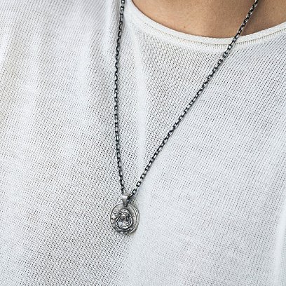 Срібний кулон "Знак зодіаку Діва" 133221діва №2