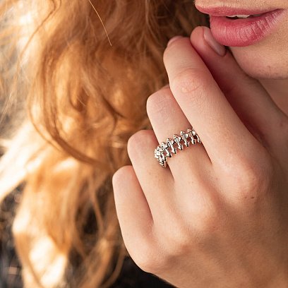 Каблучка "Тереза" у сріблі 112253 №2