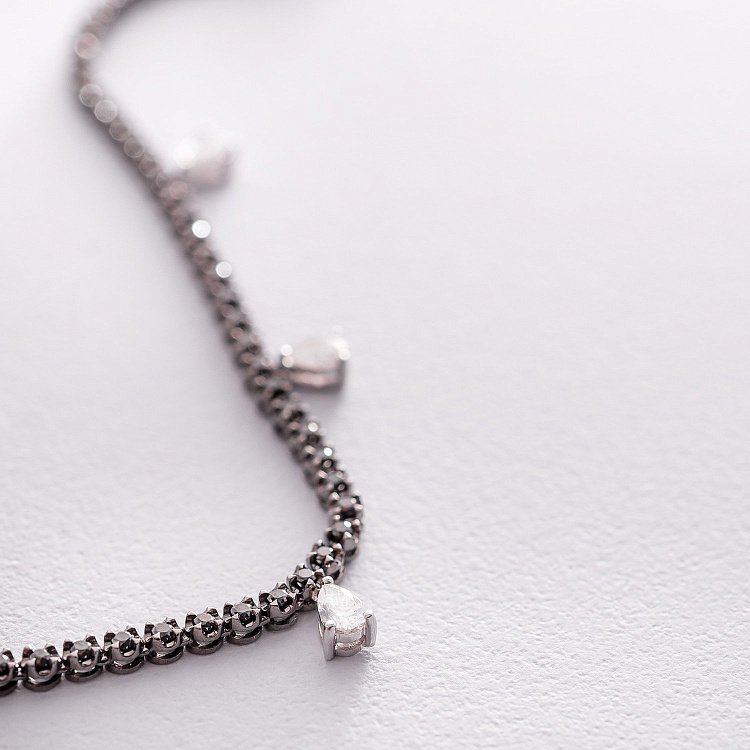 Золоте кольє з діамантами колб0034ar від ювелірного магазину Онікс - 1