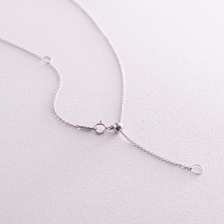 Золоте кольє "Хрестик" з діамантами колб0086са від ювелірного магазину Онікс - 4