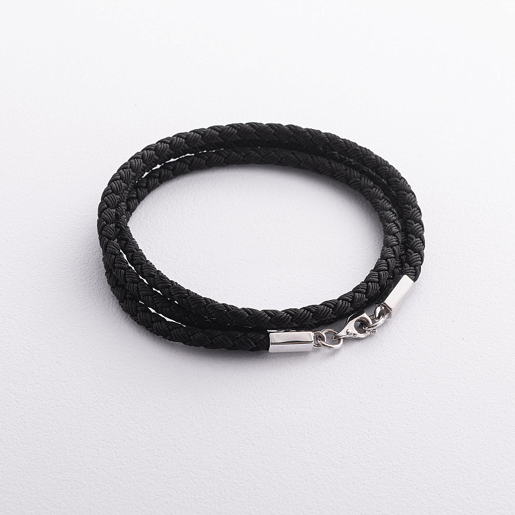 Ювелірний шнурок із золотою застібкою кол02661 від ювелірного магазину Онікс