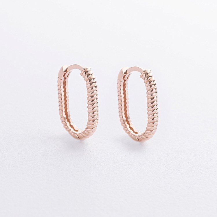 Сережки "Alisia" у червоному золоті с09216 від ювелірного магазину Онікс