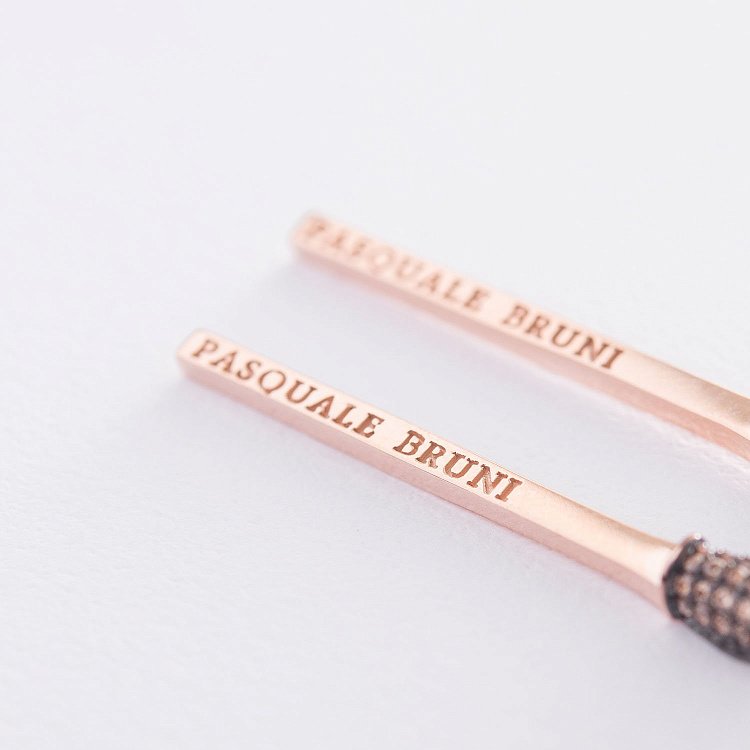 Золоті сережки "Сірники" (фіаніти) с06251 від ювелірного магазину Онікс - 2