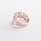 Золота каблучка "Helen" к08413 от ювелирного магазина Оникс - 1