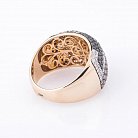 Золотое кольцо с бриллиантами R26525-А1 от ювелирного магазина Оникс - 1