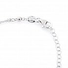 Срібний браслет з хрестиком 141223 от ювелирного магазина Оникс - 3