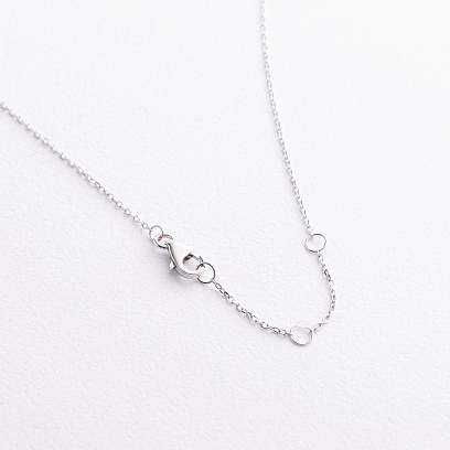 Колье в белом золоте (бриллианты) колб0192ca №3