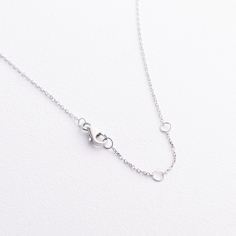 Колье в белом золоте (бриллианты) колб0192ca от ювелирного магазина Оникс - 2