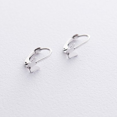 Дитячі золоті сережки "Метелики" с05895