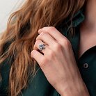 Серебряное кольцо "Змея" 11269 от ювелирного магазина Оникс - 1