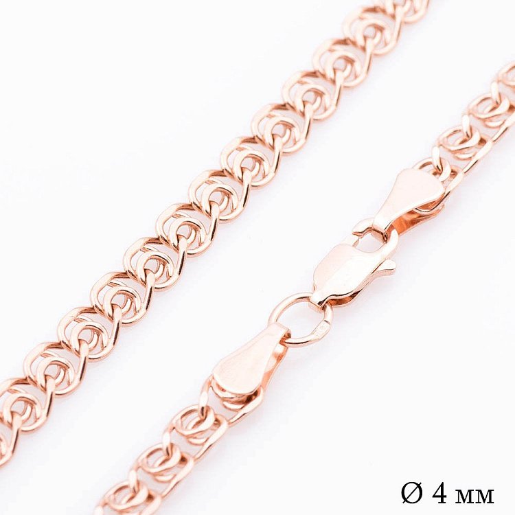 Золотий ланцюжок плетіння Лав (4 мм) ц00045-4 від ювелірного магазину Онікс