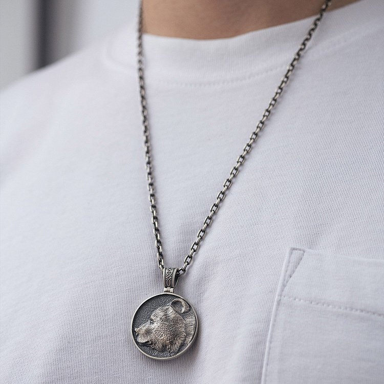 Срібний кулон "Ведмідь. Лапа ведмедя" 1200 від ювелірного магазину Онікс - 1